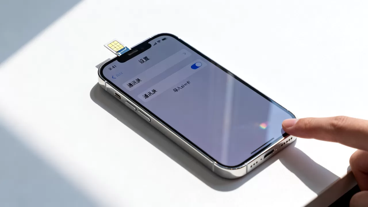 iphone手机通讯录怎么导入sim卡，iphone通讯录导入sim卡