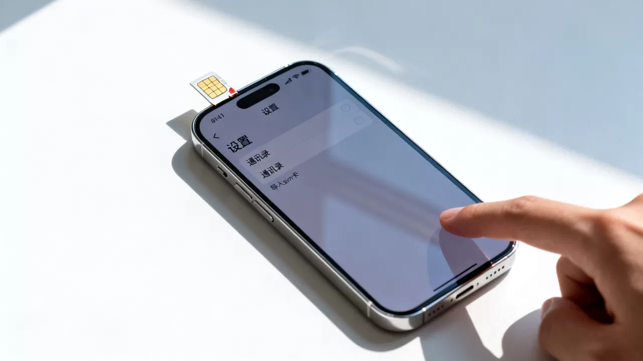 iphone手机通讯录怎么导入sim卡，iphone通讯录导入sim卡