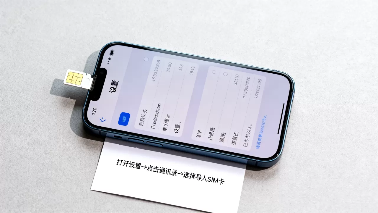 iphone手机联系人怎么导入sim卡，iphone通讯录导入sim卡