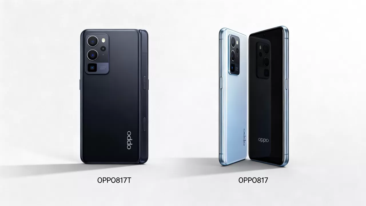 OPPO817T和817外观有什么区别，OPPO817T和817区别