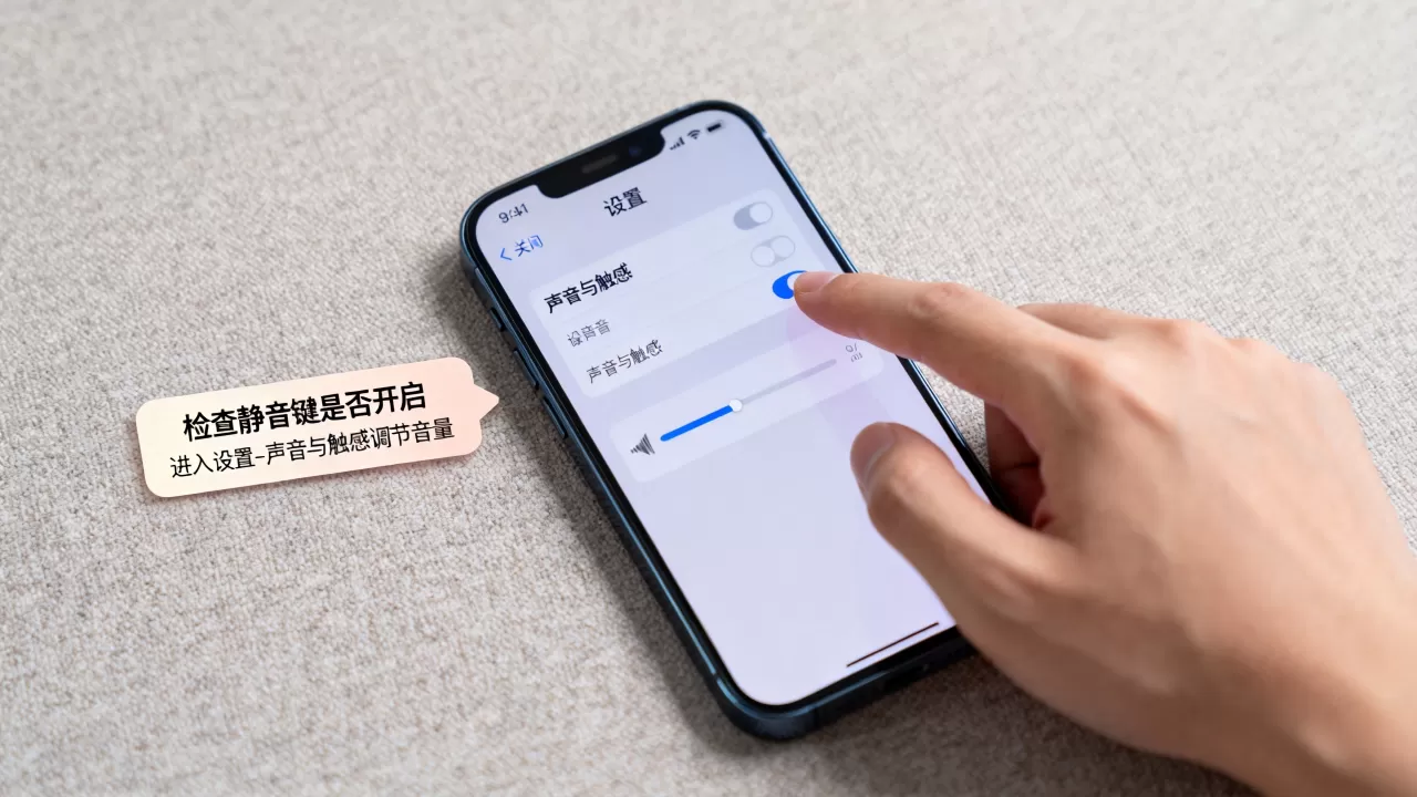 iphone没静音没有声音怎么设置方法，苹果手机没声音怎么办