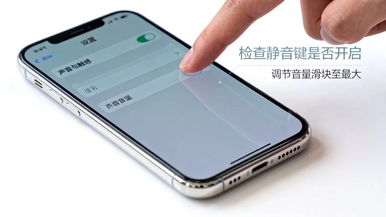 iphone没静音没有声音怎么设置，手机没声音怎么办