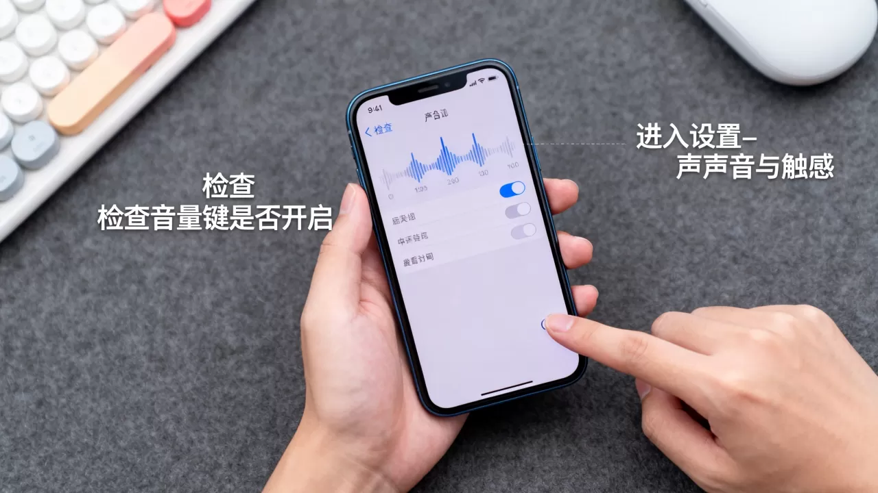 iphone没静音没有声音怎么办，iphone突然没声音