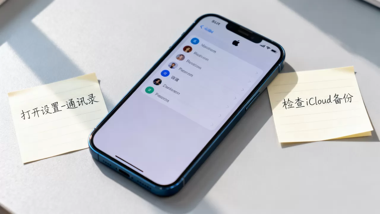 iphone通讯录丢失怎么恢复，苹果手机通讯录不见了怎么办