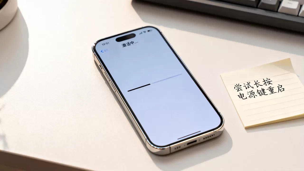 iphone激活死机怎么办，iphone激活后卡死重启