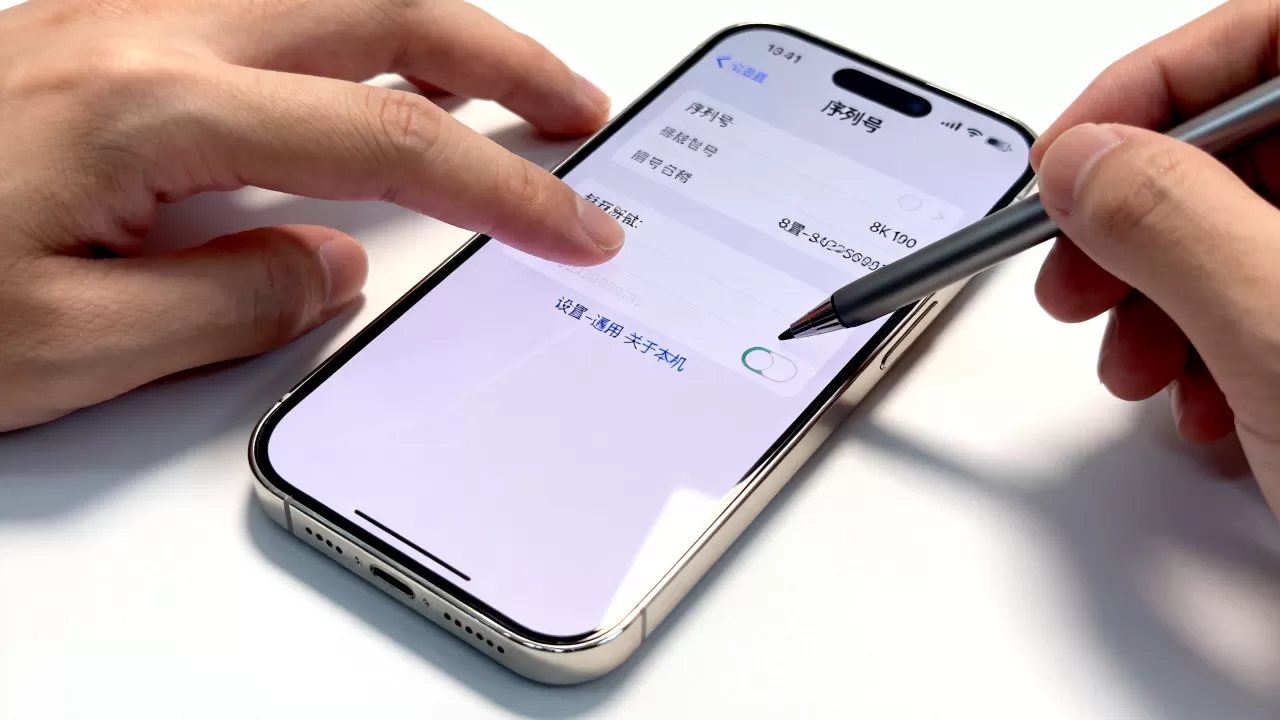 iphone机怎么查序列号查询，iphone查序列号方法