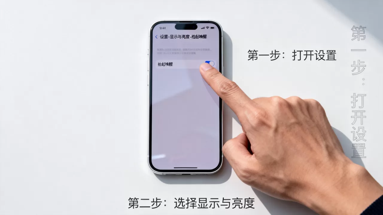 iphone唤醒屏幕怎么设置，iphone屏幕唤醒设置方法