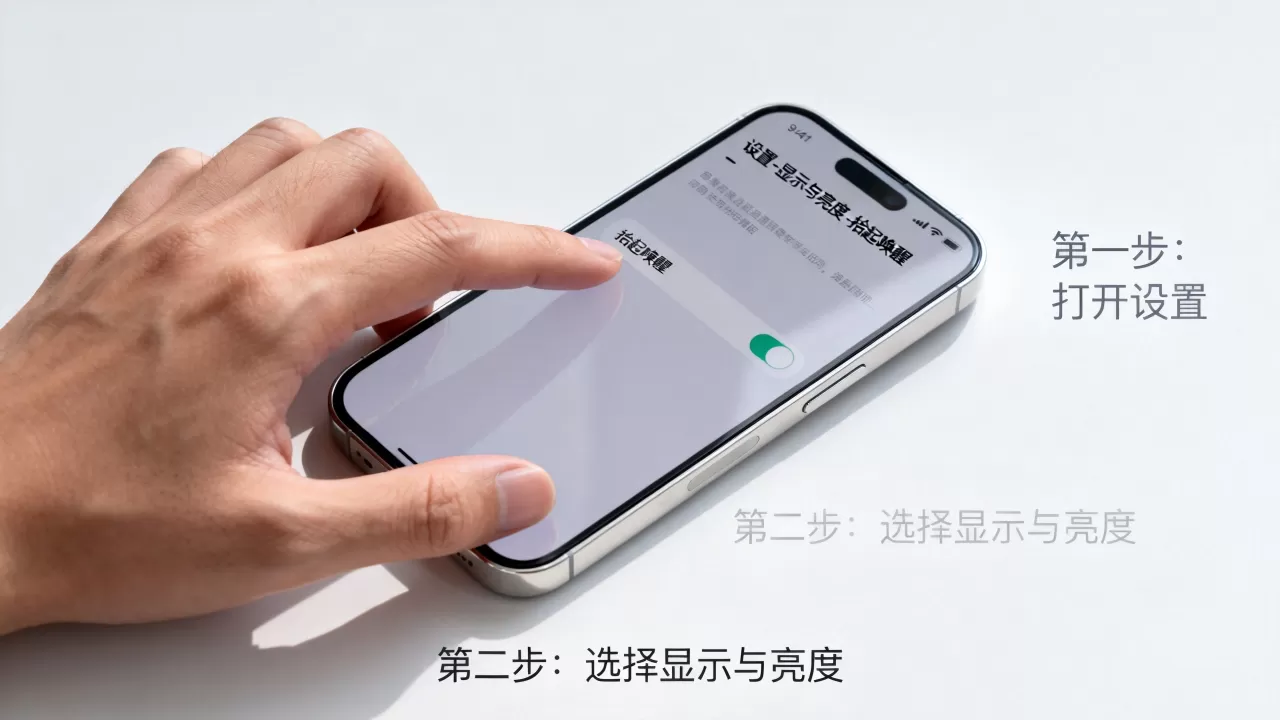 iphone唤醒屏幕怎么设置，iphone屏幕唤醒设置方法