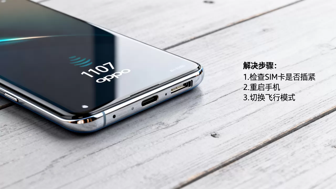 oppo手机信号1107怎么办，oppo手机信号1107怎么解决