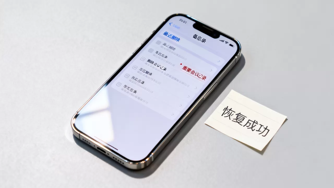 iphone备忘录删除怎么恢复？iPhone备忘录误删数据恢复