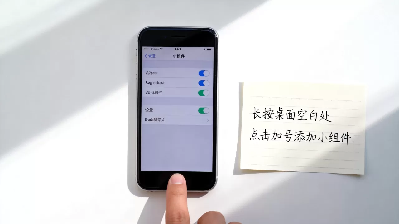 iphone7怎么设置小组件，iphone7添加桌面小组件教程