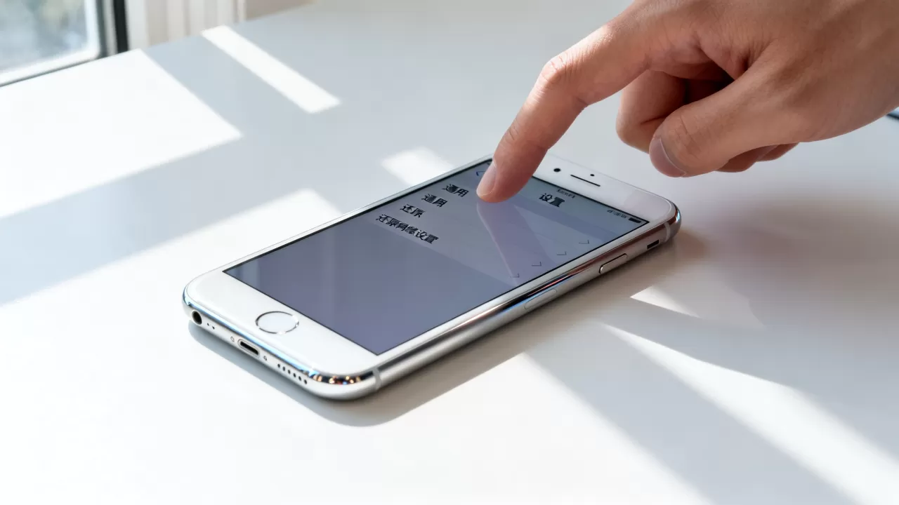 iphone7怎么还原网络设置，iphone7还原网络设置