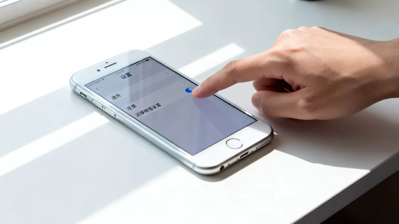 iphone7怎么还原网络设置，iphone7还原网络设置