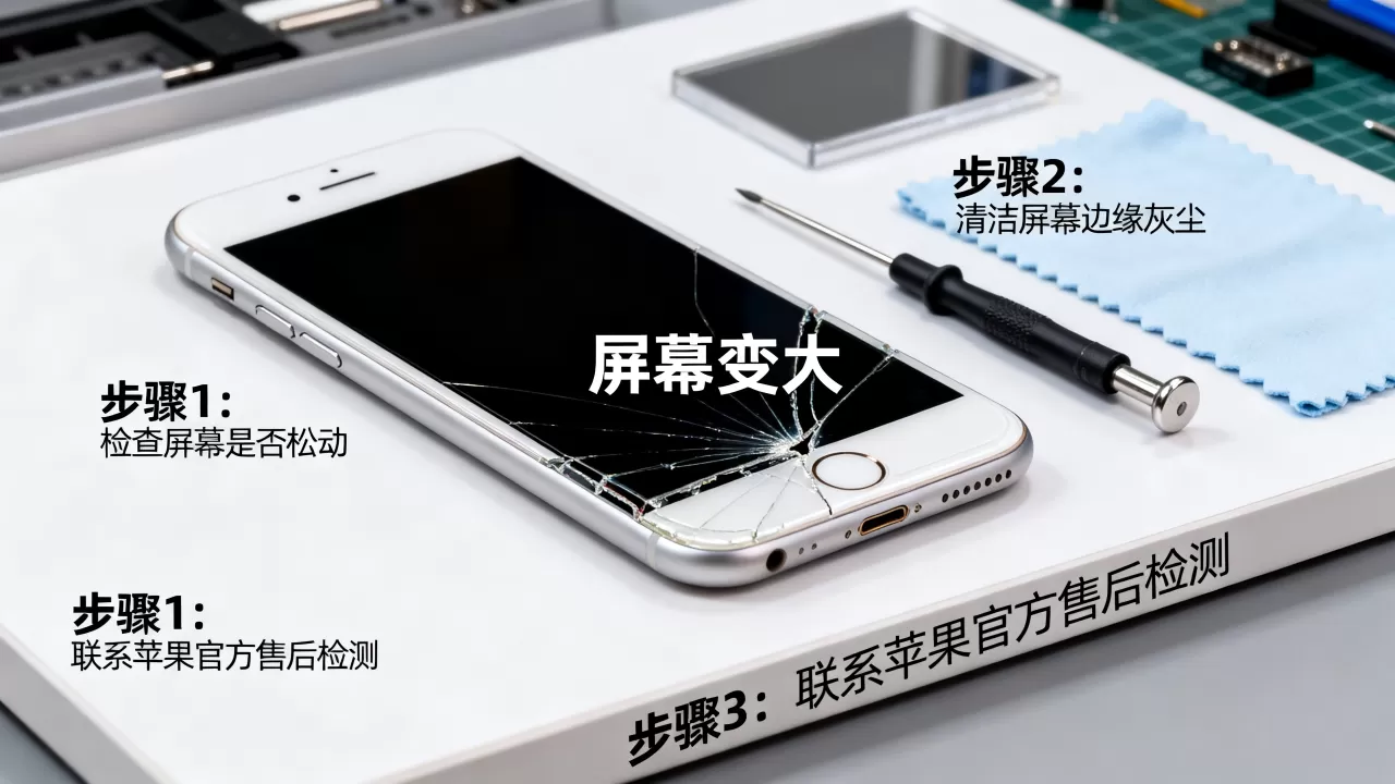 iphone7屏幕变大怎么办，iphone7屏幕变大解决方法