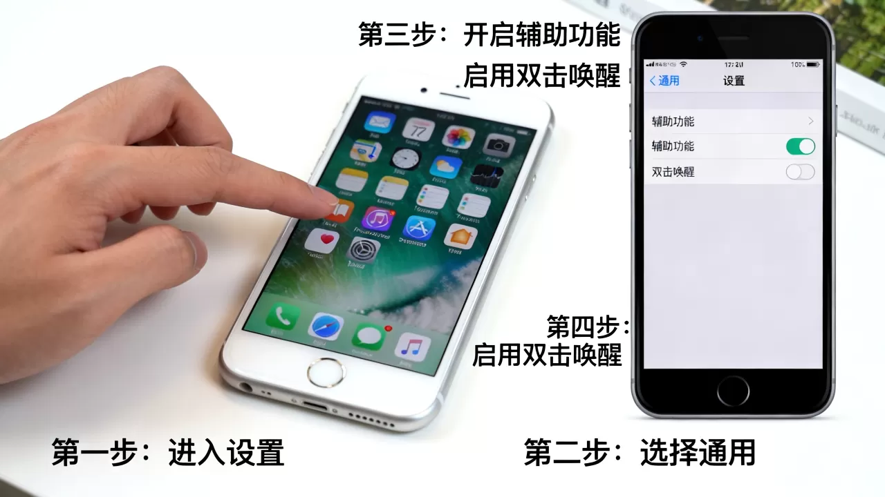 iphone7唤醒屏幕怎么用，iphone7怎么设置双击唤醒屏幕