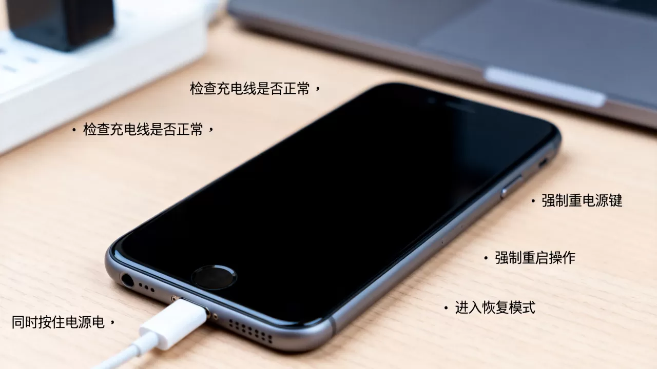 iphone7plus开不了机怎么办，iphone7plus黑屏无法开机解决方法