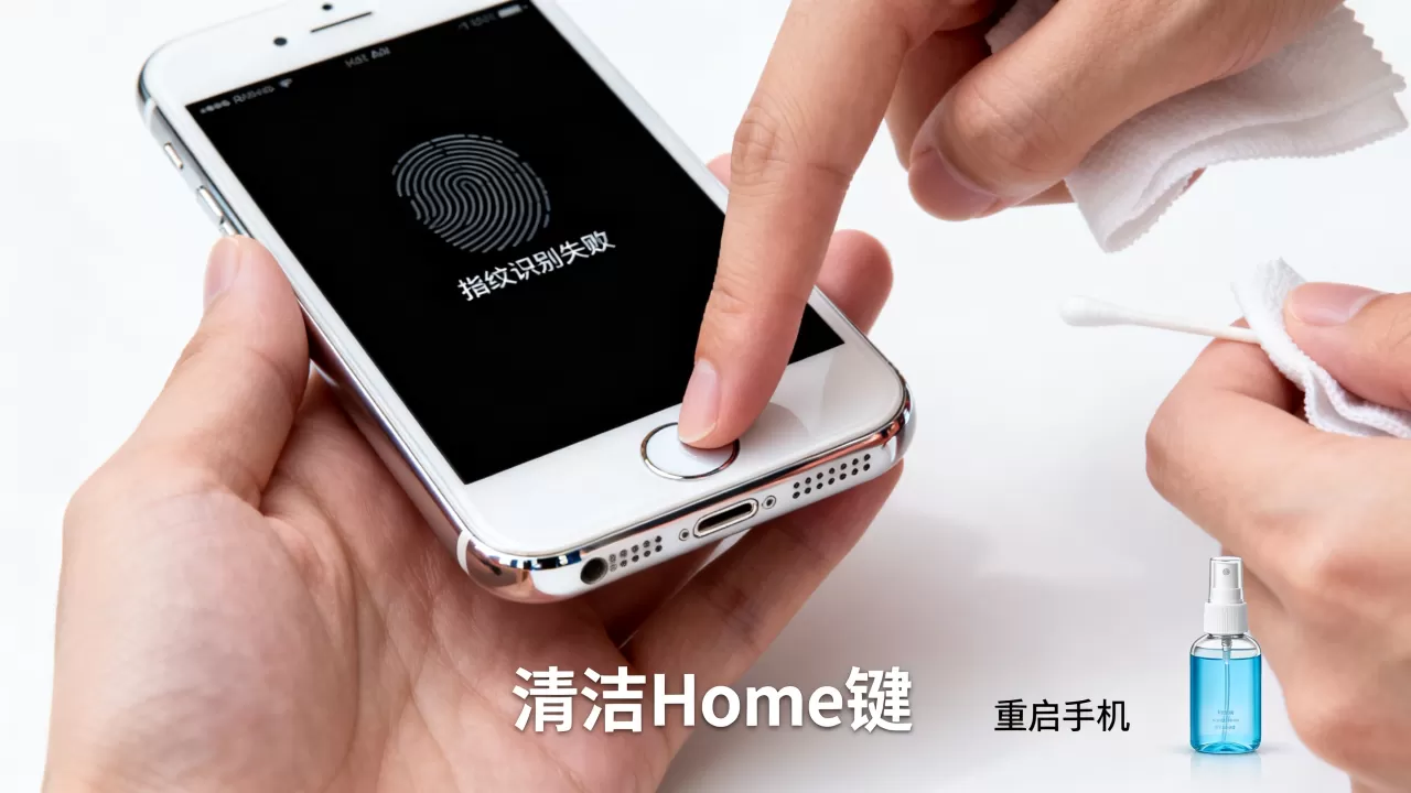 iphone6指纹功能打不开怎么回事，iphone6指纹识别失灵解决方法