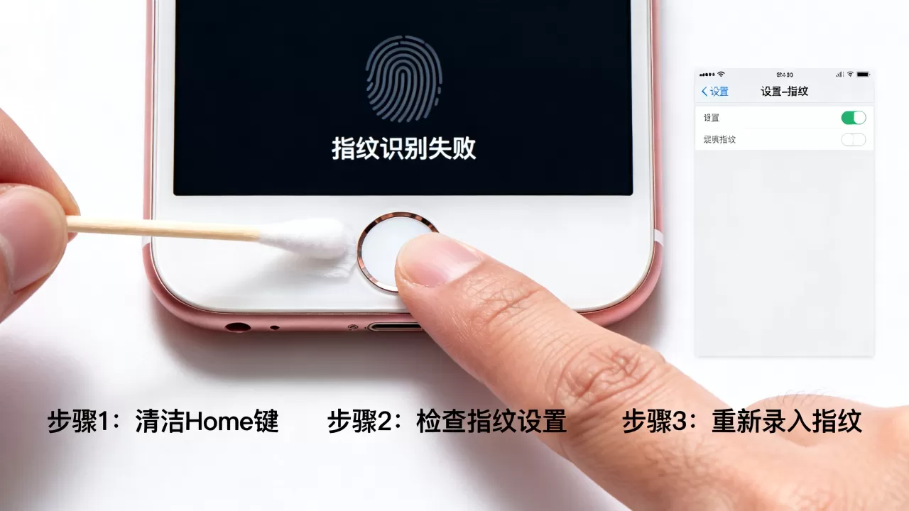 iphone6指纹功能打不开怎么办，iphone6指纹失灵解决方法