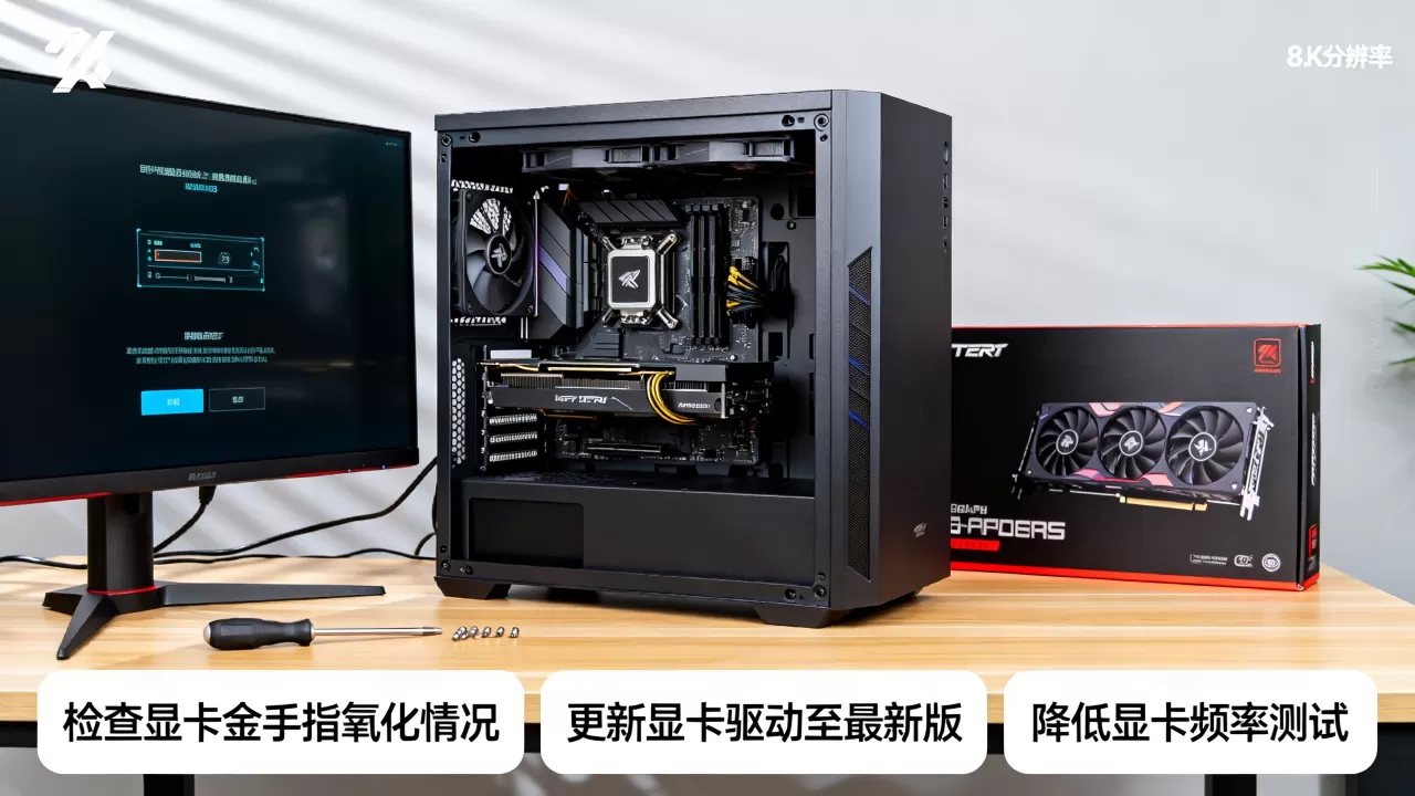 安装显卡后电脑卡屏怎么办，电脑卡顿死机