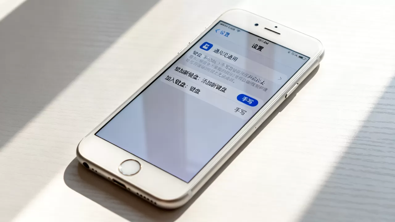 iphone6怎么弄手写输入法，iphone6开启手写输入教程