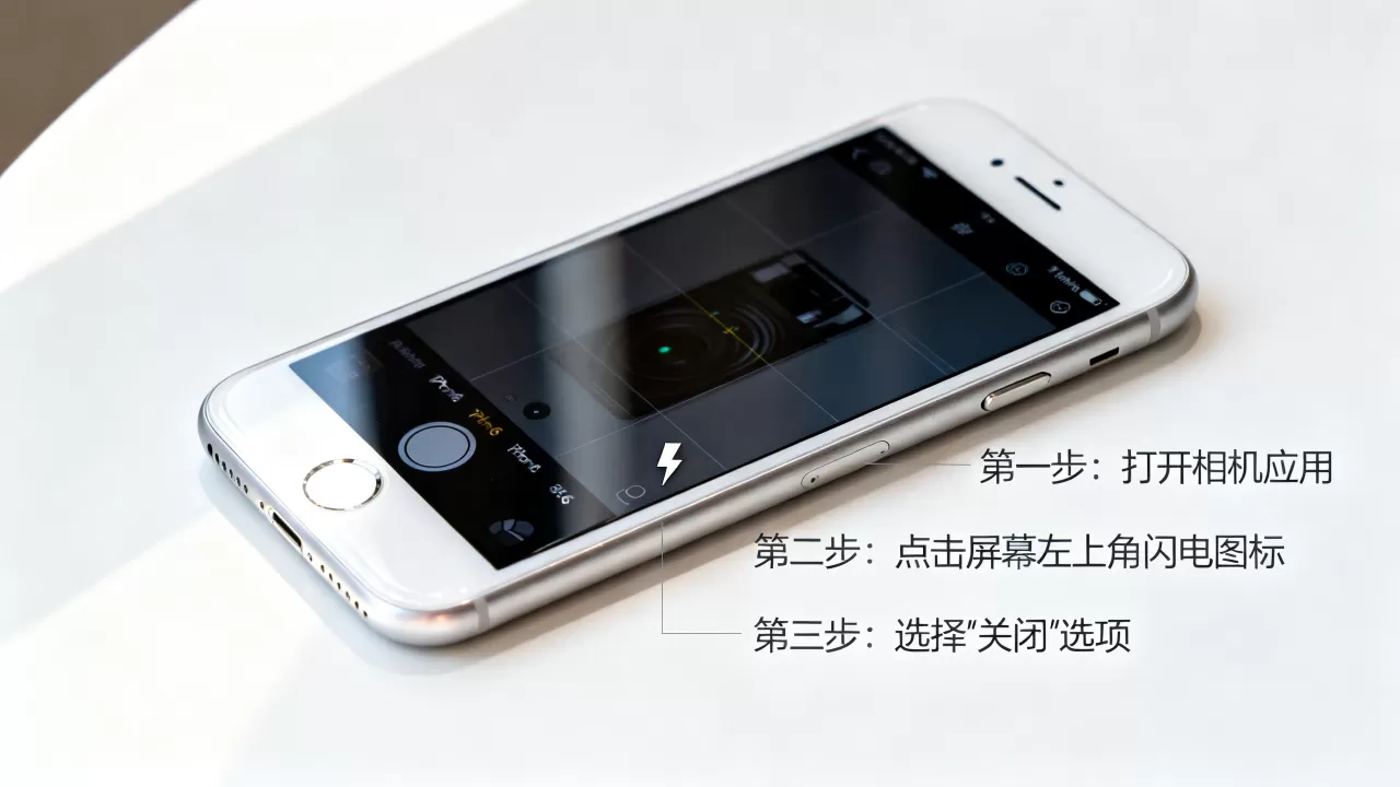 iphone6怎么关闪光灯，iPhone6关闭闪光灯的正确方法