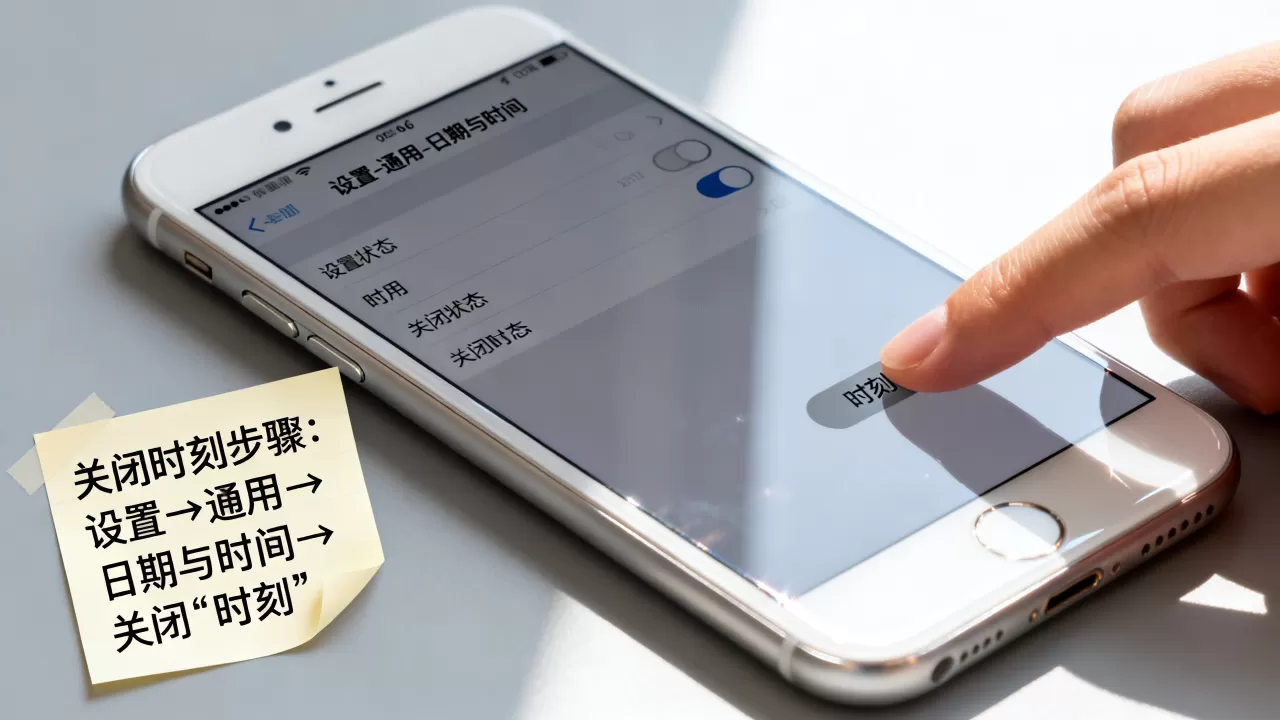 iphone6时刻怎么关，iphone6时刻表关闭方法