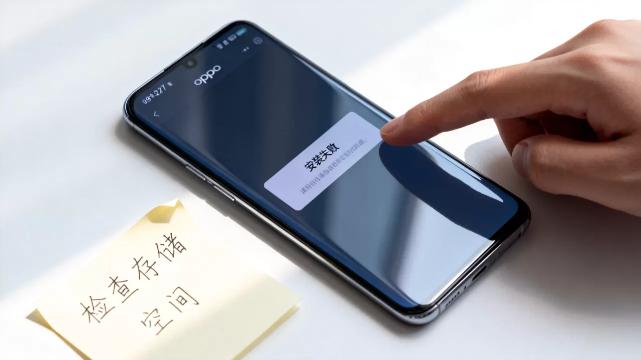 oppo r827t为什么不能安装快播，手机软件无法安装怎么办