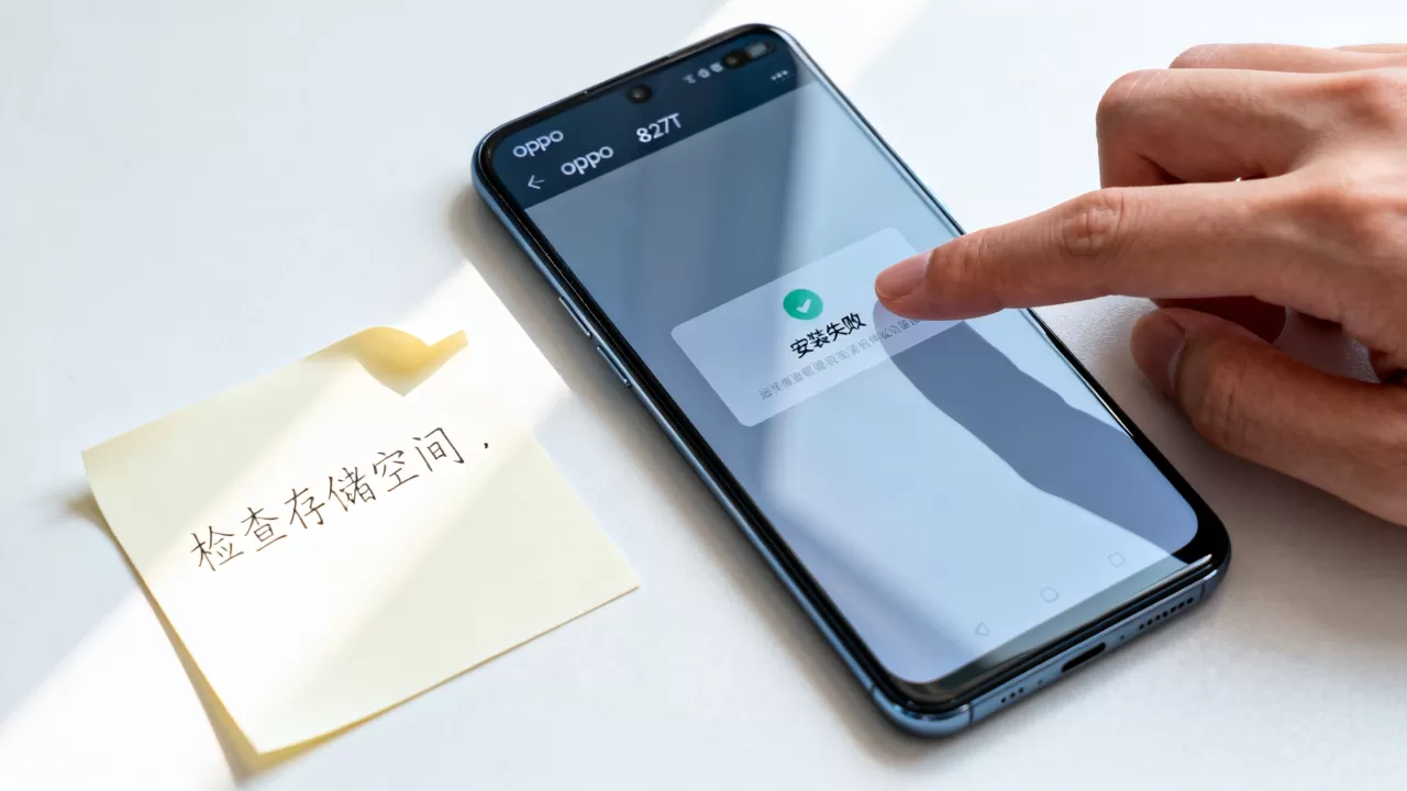 oppo r827t为什么不能安装快播，手机软件无法安装怎么办