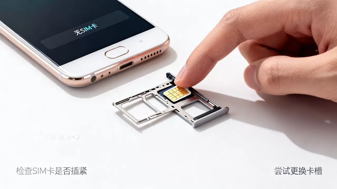 OPPOR9为什么读不出卡，手机卡识别不了怎么办