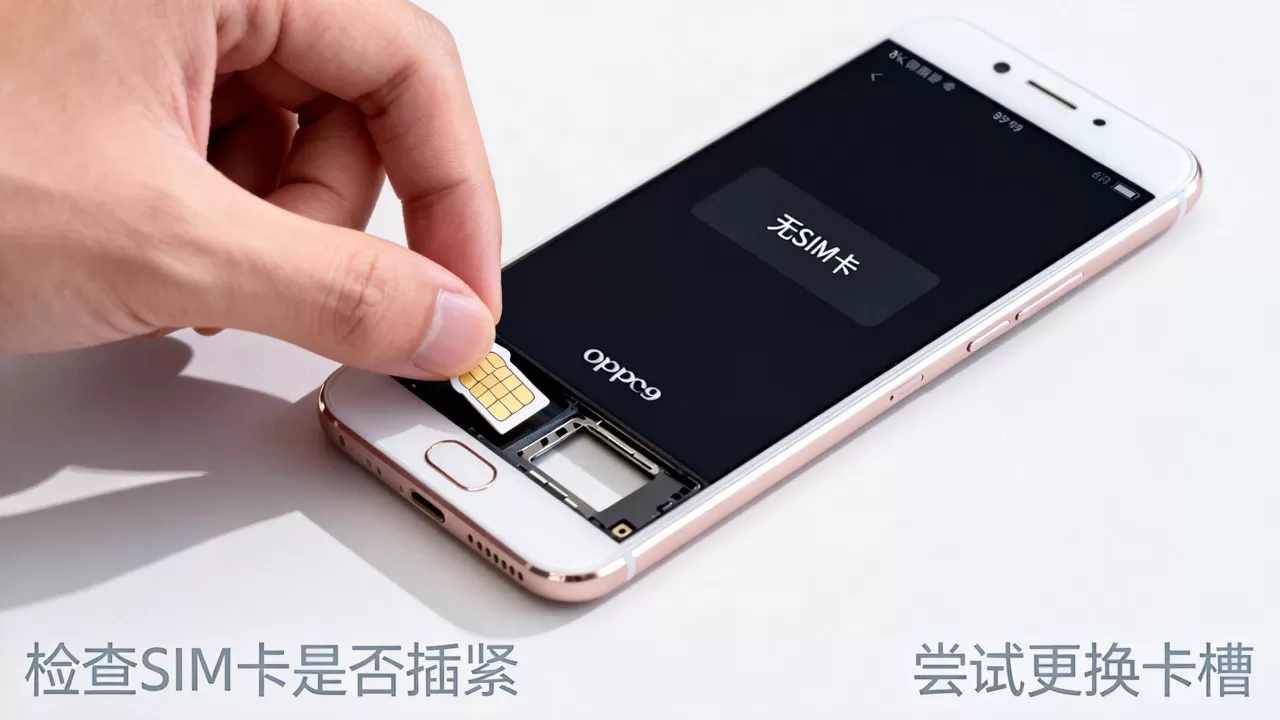 OPPOR9为什么读不出卡，手机卡识别不了怎么办