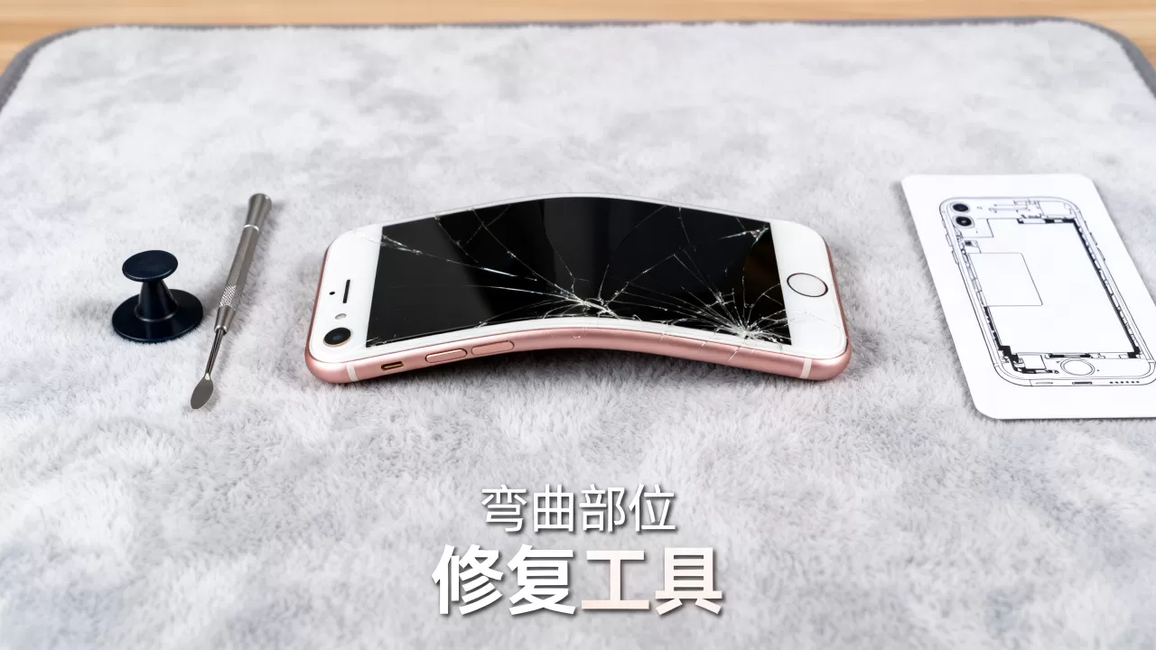 iphone6s摔弯了怎么办，手机弯曲变形修复方法