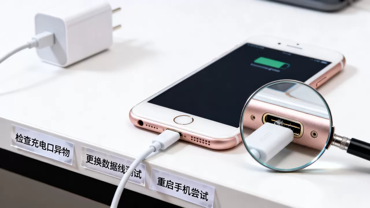 iphone6s充不进去电是怎么回事，iphone6s充电没反应怎么解决