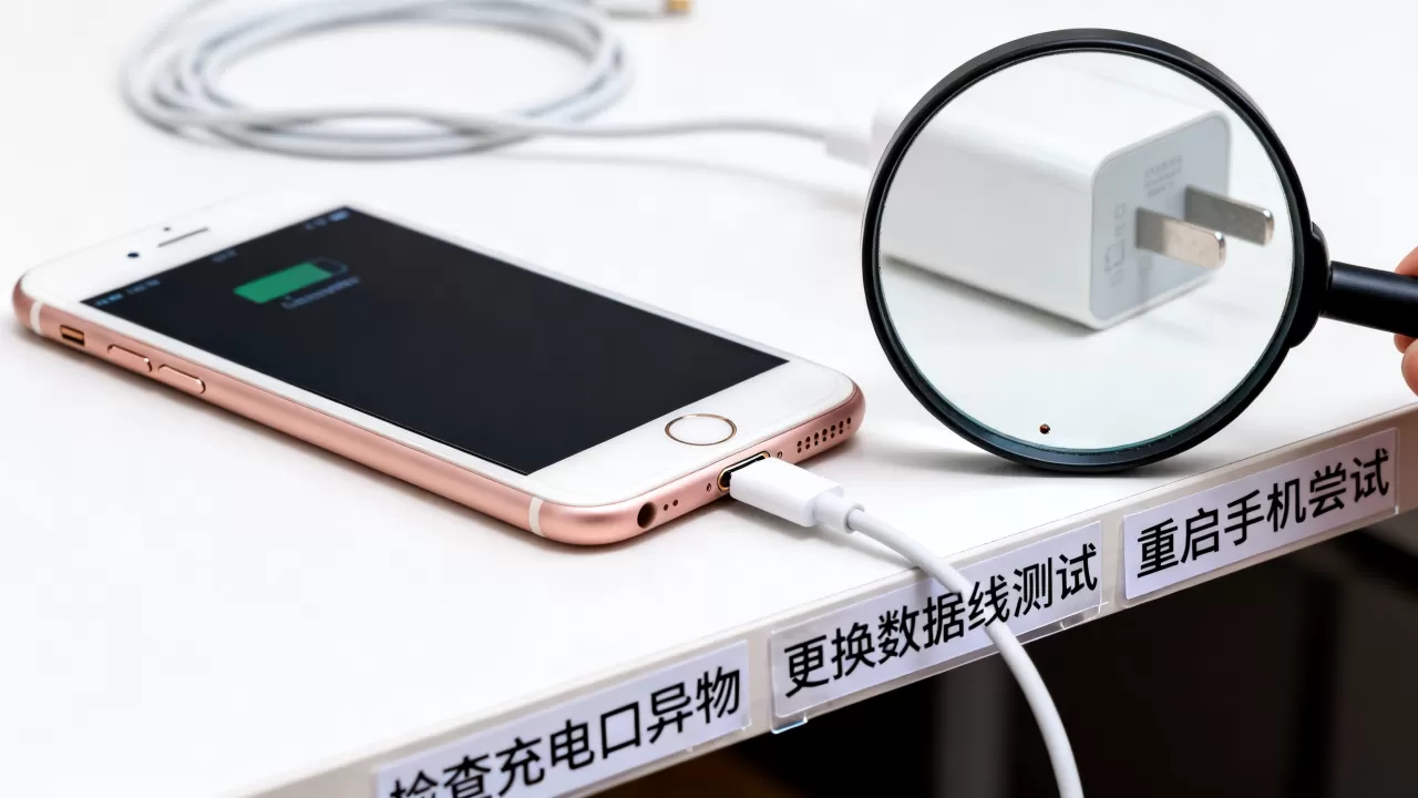 iphone6s充不进去电是怎么回事，iphone6s充电没反应怎么解决
