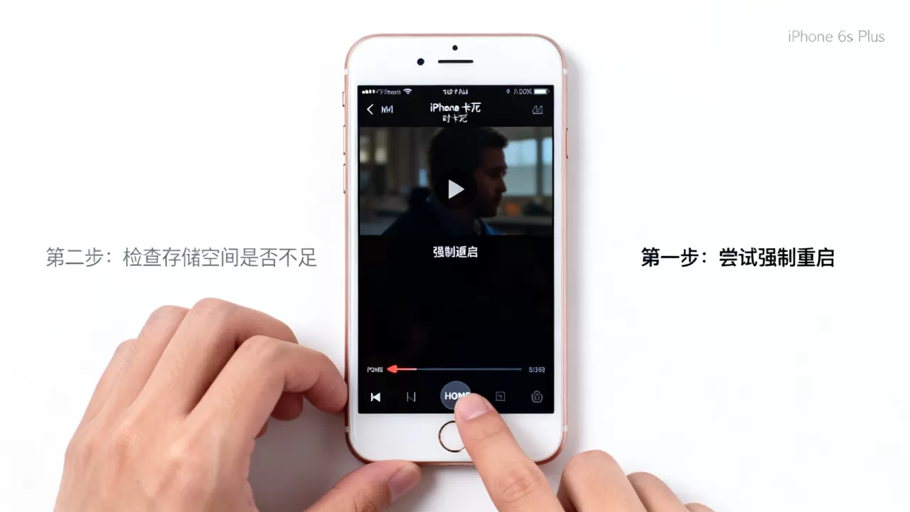 iphone6s plus视频死机怎么办，苹果手机播放视频卡死解决方法