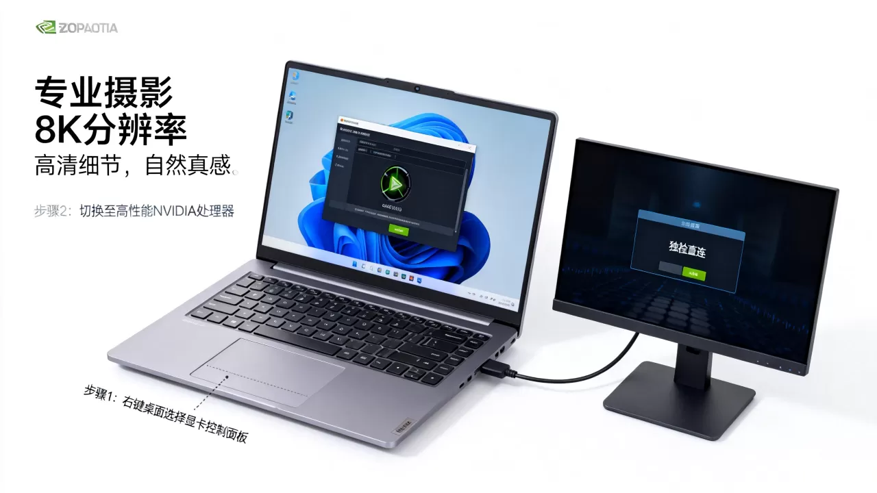 笔记本怎么切换单显卡，笔记本独显直连
