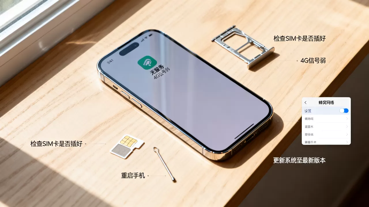 iphone没有4g信号怎么办，iphone手机无4g信号解决方法