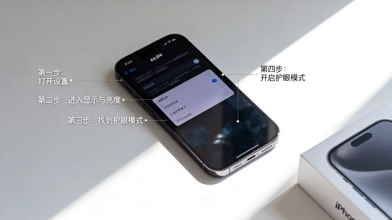 iphone 护眼模式怎么设置，iphone 开启护眼模式步骤