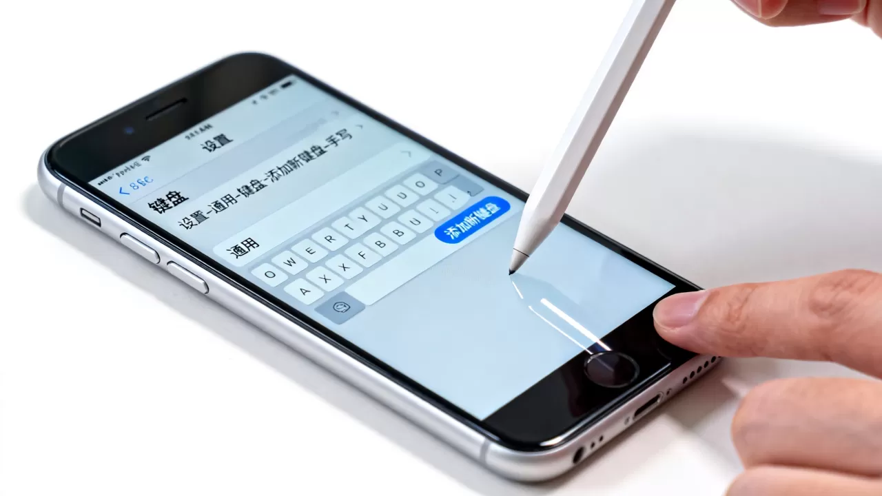 iphone SE怎么设置手写，iphone SE手写笔设置教程