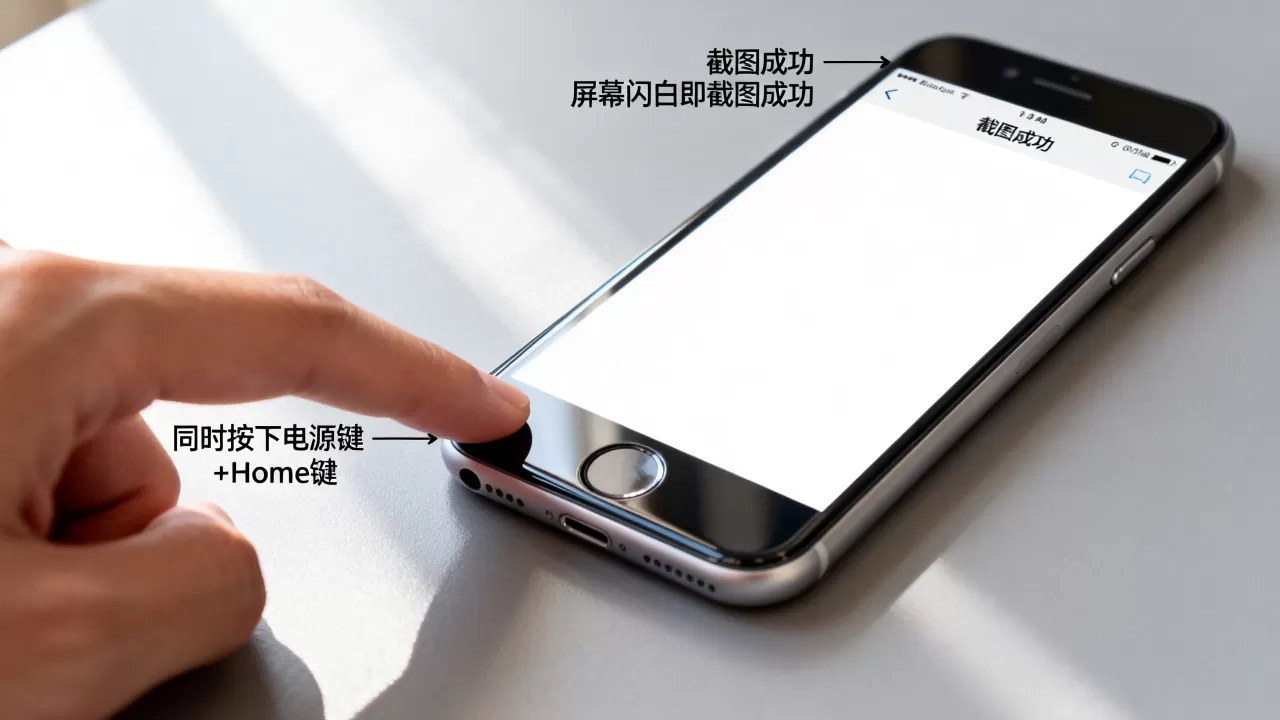 iphone 7怎么截图屏幕截图，苹果手机截图快捷键