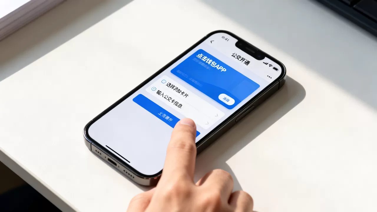 怎么用iphone坐公交车，iphone公交卡开通教程