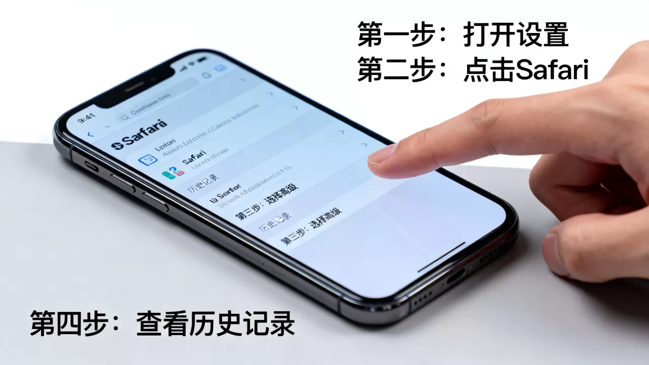 怎么看iphone浏览记录，iPhone手机怎么查看浏览器历史记录