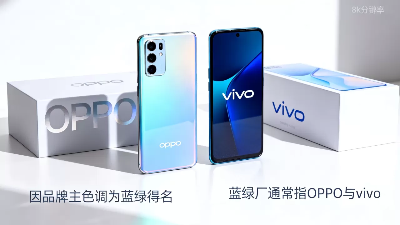 oppo蓝绿厂什么意思，蓝绿厂是指哪几个品牌