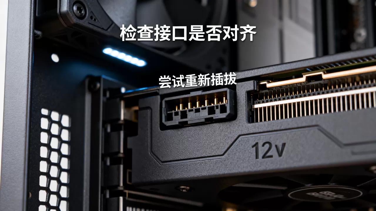 电源显卡12v接口，显卡12v接口接不上怎么办