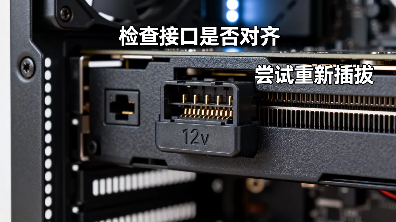 电源显卡12v接口，显卡12v接口接不上怎么办