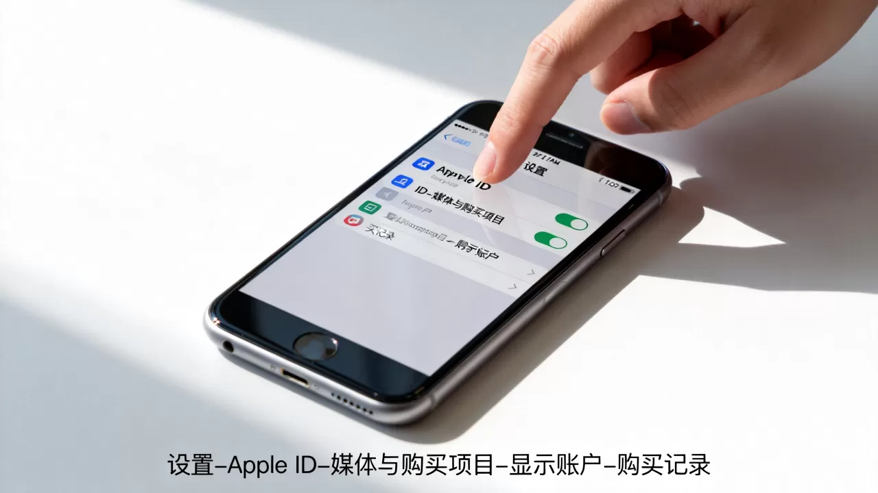 iphone7怎么查看充值购买记录，查询苹果账单