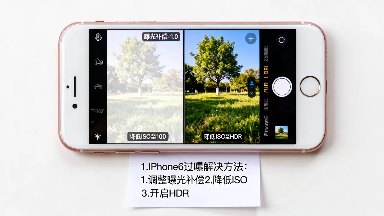 手机曝光怎么弄iphone6，iPhone6拍照过曝解决方法