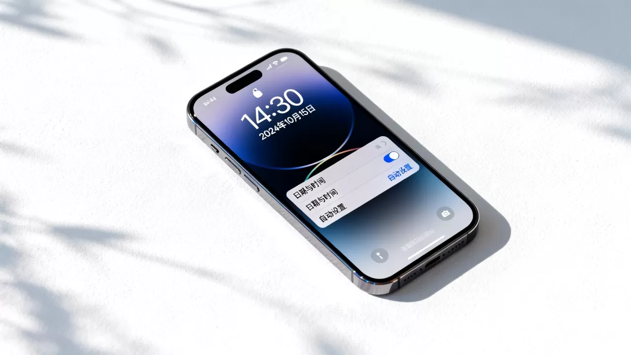 iphone锁屏日期显示时间怎么设置，苹果手机锁屏时间不显示