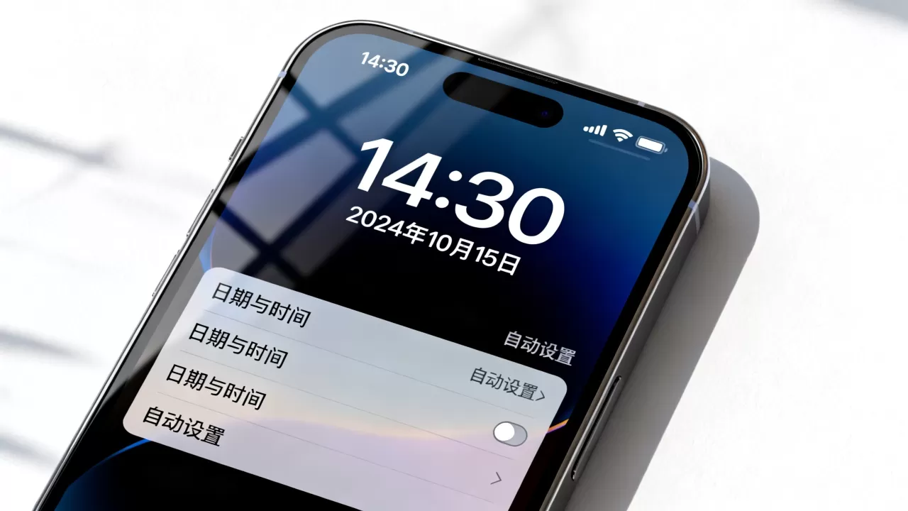 iphone锁屏日期显示时间怎么设置，苹果手机锁屏时间不显示