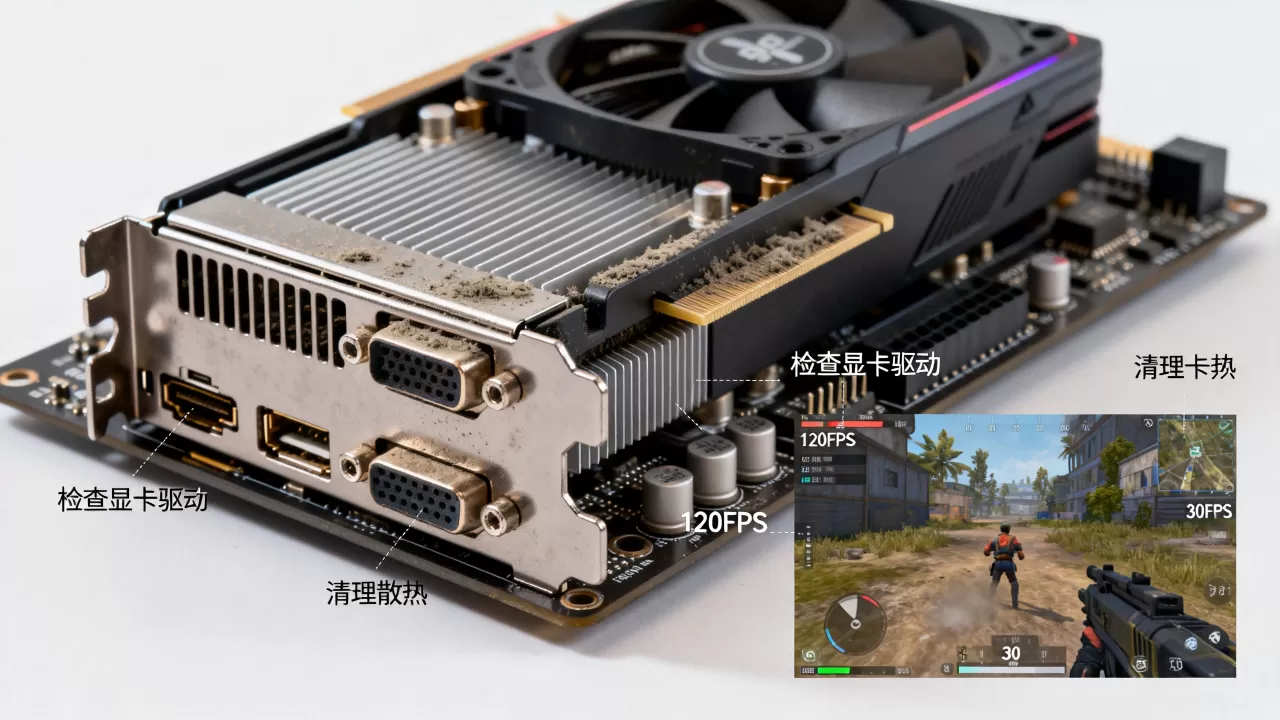 电脑显卡玩游戏快，电脑显卡玩游戏卡顿怎么办