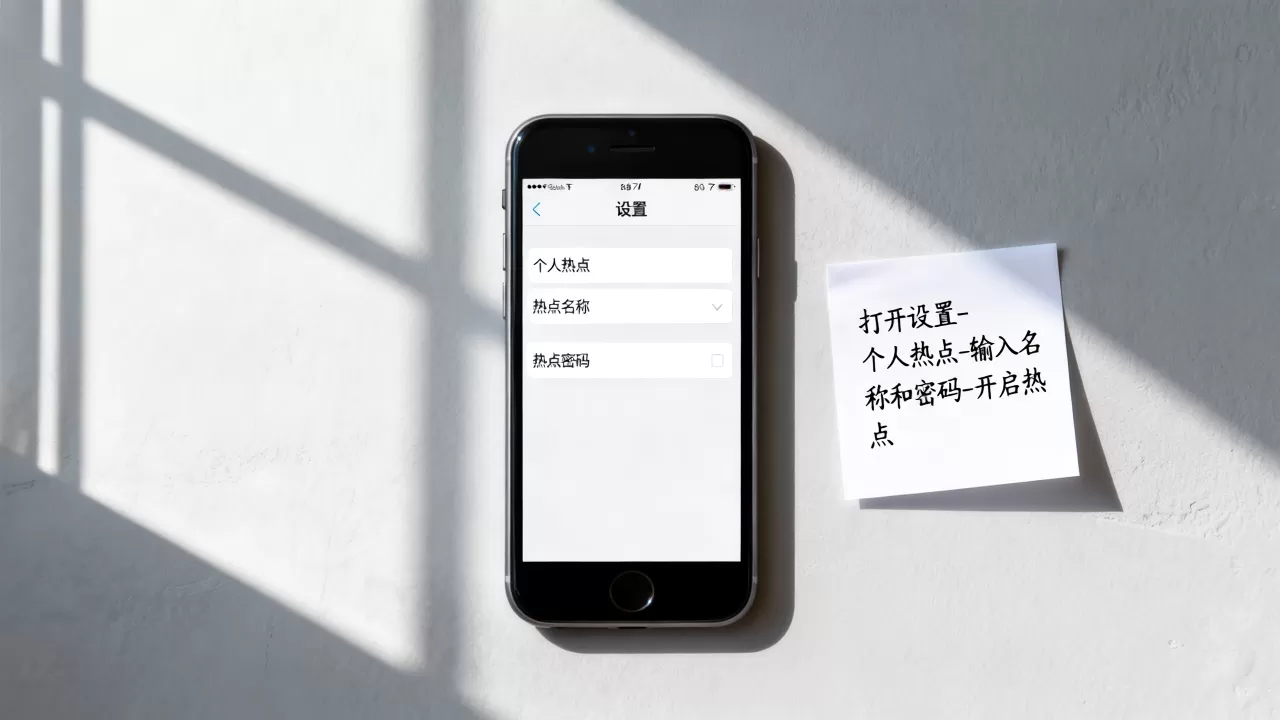 iphone7手机怎么开热点，iphone7手机开热点教程